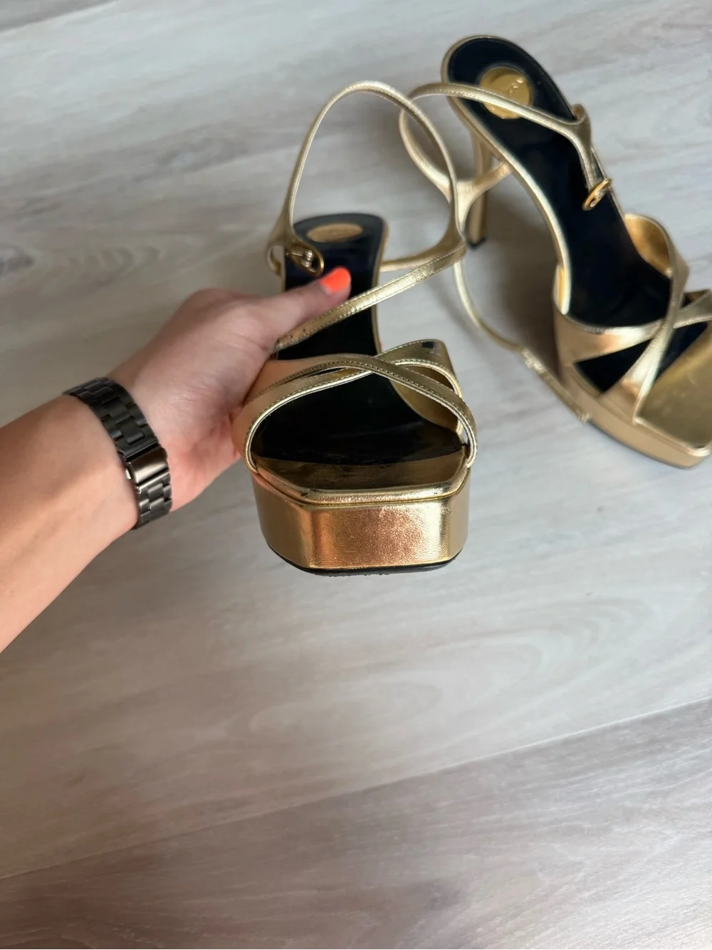 Saint Laurent Debbie Platform Sandal